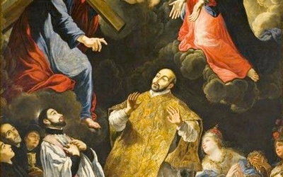 Claude Vignon "Triumf świętego Ignacego", olej na płótnie, 1628, Muzeum Sztuk Pięknych, Orlean