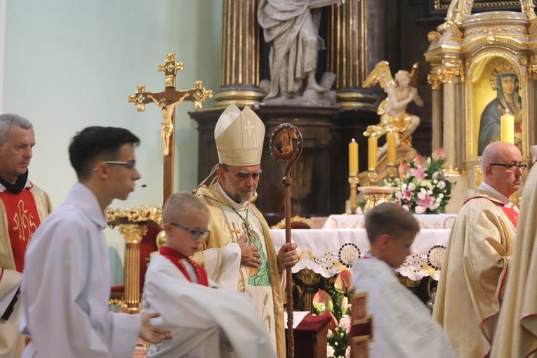 Bp Tadeusz Kusy u św. Marii Magdaleny w Cieszynie