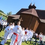 Poświęcenie ołtarzy i groty w Rozdzielu