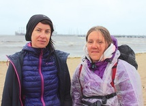 Trasa z Gdyni do Sopotu była sporym wyzwaniem, ale Sylwia „Nikko” Biernacka (z lewej) i Agnieszka Sobala świetnie sobie poradziły.