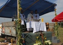 Eucharystia na przyczepie