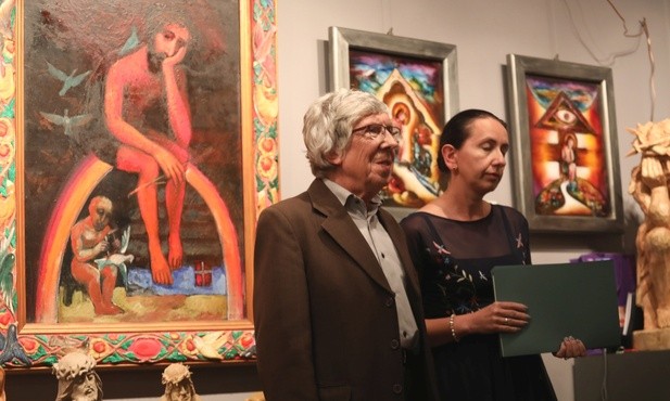 Zbigniew Micherdziński, kurator wystawy w Galerii Sztuki ROK