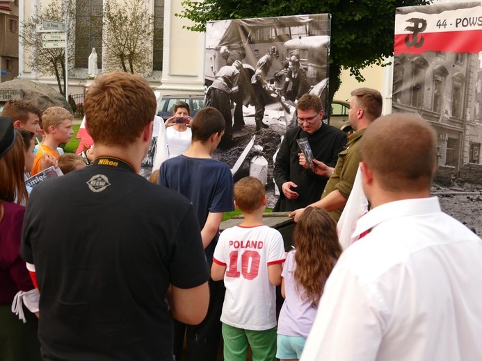 Powstańcza barykada w Czaplinku