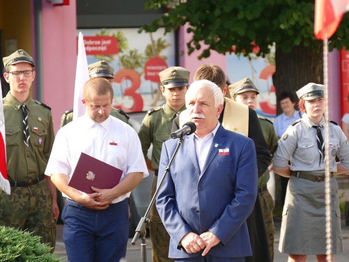 Powstańcza barykada w Czaplinku