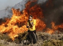 Groźne pożary w Grecji