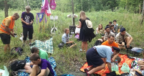 Postój to jedzenie i leżenie