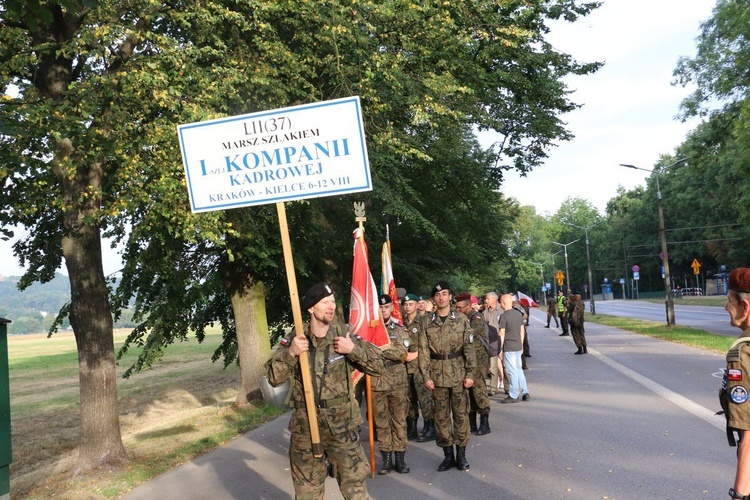 Wymarsz 52. Marszu Szlakiem I Kompanii Kadrowej