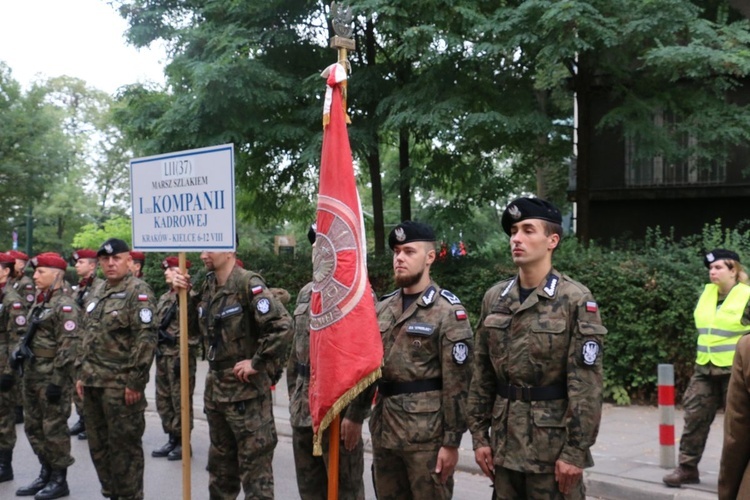 Wymarsz 52. Marszu Szlakiem I Kompanii Kadrowej