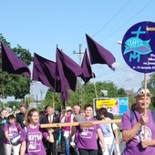 W tym roku zaszczyt przewodzenia XXII ŁPPM przypadł grupie fioletowej idącej pod wodzą ks. Rafała Babickiego.