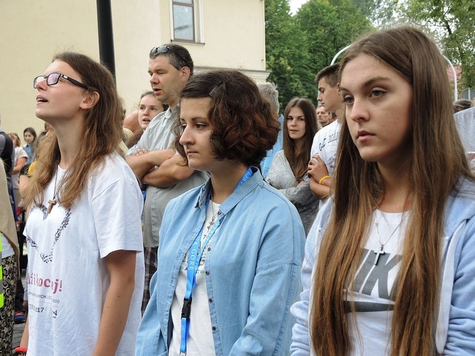 26. Piesza Pielgrzymka Bielsko-Żywiecka na Jasną Górę - Msza św. w Hałcnowie