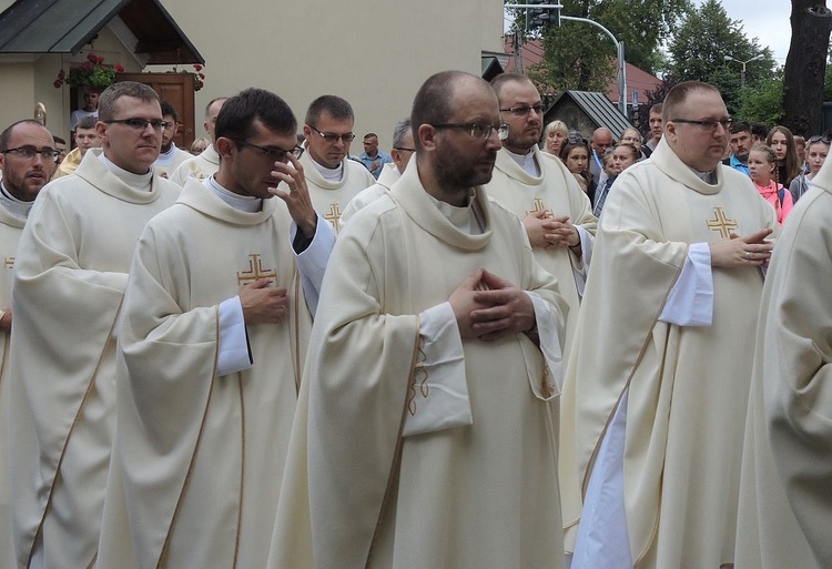 26. Piesza Pielgrzymka Bielsko-Żywiecka na Jasną Górę - Msza św. w Hałcnowie