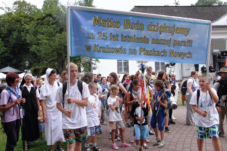 Piaski Nowe w drodze Jasna Górę