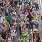 Wyjście pielgrzymki w obiektywie Jana Waćkowskiego