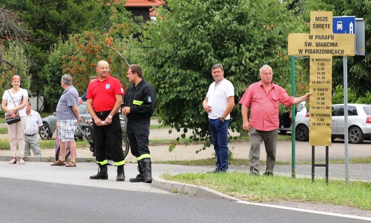 Postój pielgrzymów w Pisarzowicach - 2017