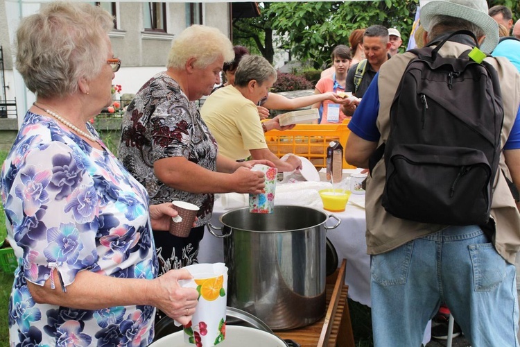 Postój pielgrzymów w Pisarzowicach - 2017