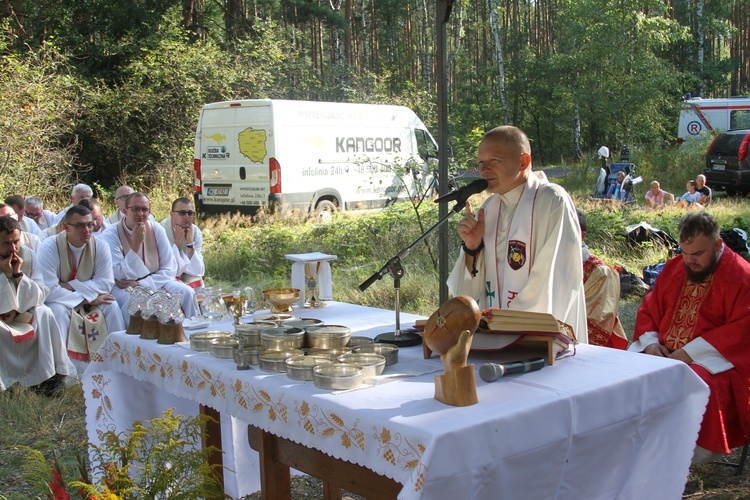 Pielgrzymka. Msza św. we Florentynowie