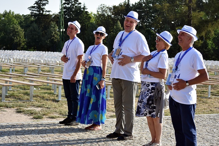 Wejście XIV Pieszej Pielgrzymki Diecezji Świdnickiej na Jasną Górę