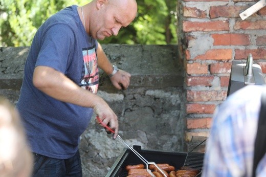 34. pielgrzymka z Oświęcimia na Jasną Górę - w Gołonogu - 2017