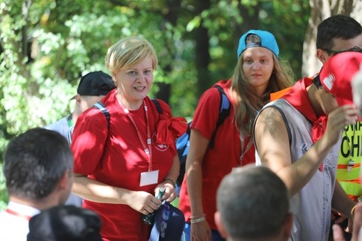 34. pielgrzymka z Oświęcimia na Jasną Górę - w Gołonogu - 2017