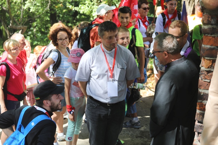 34. pielgrzymka z Oświęcimia na Jasną Górę - w Gołonogu - 2017