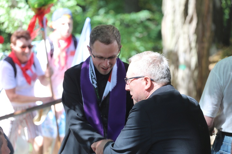 34. pielgrzymka z Oświęcimia na Jasną Górę - w Gołonogu - 2017