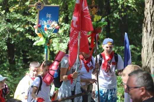 34. pielgrzymka z Oświęcimia na Jasną Górę - w Gołonogu - 2017