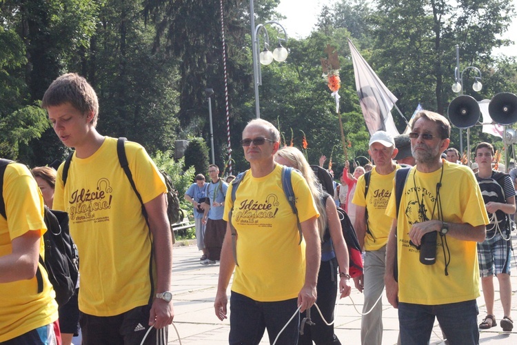 Wejście Pieszej Pielgrzymki Wrocławskiej na Jasną Górę cz. 3