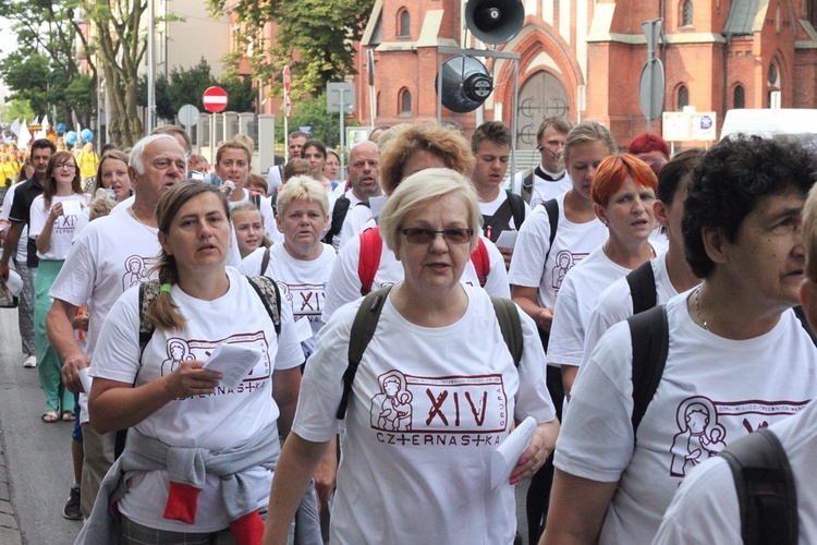 Wejście Pieszej Pielgrzymki Wrocławskiej na Jasną Górę cz. 2