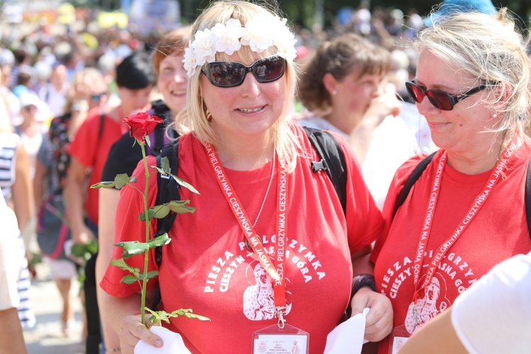 Powitanie 26. Cieszyńskiej Pielgrzymki na Jasnej Górze - 2017