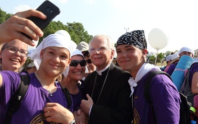 Piesza Pielgrzymka Krakowska wchodzi na Jasną Górę