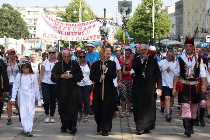 Piesza Pielgrzymka Krakowska wchodzi na Jasną Górę