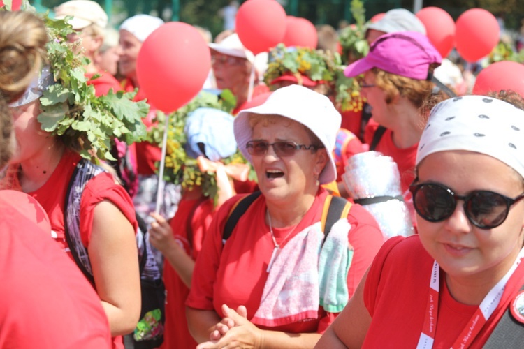 Powitanie 34. Pielgrzymki Oświęcimskiej na Jasnej Górze - 2017