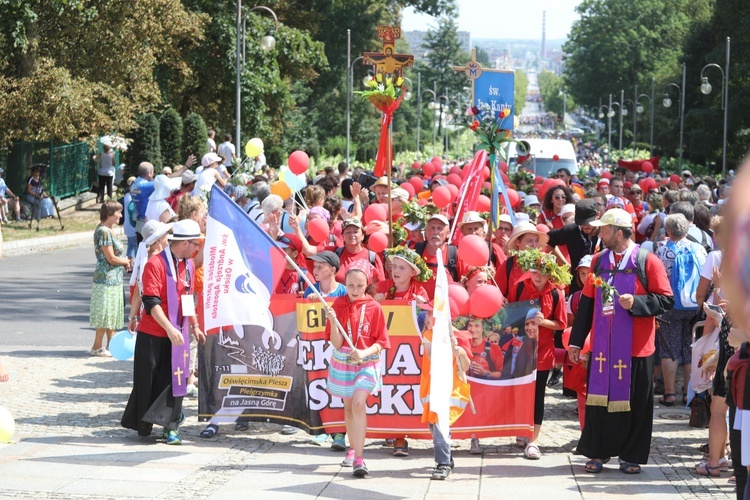 Powitanie 34. Pielgrzymki Oświęcimskiej na Jasnej Górze - 2017