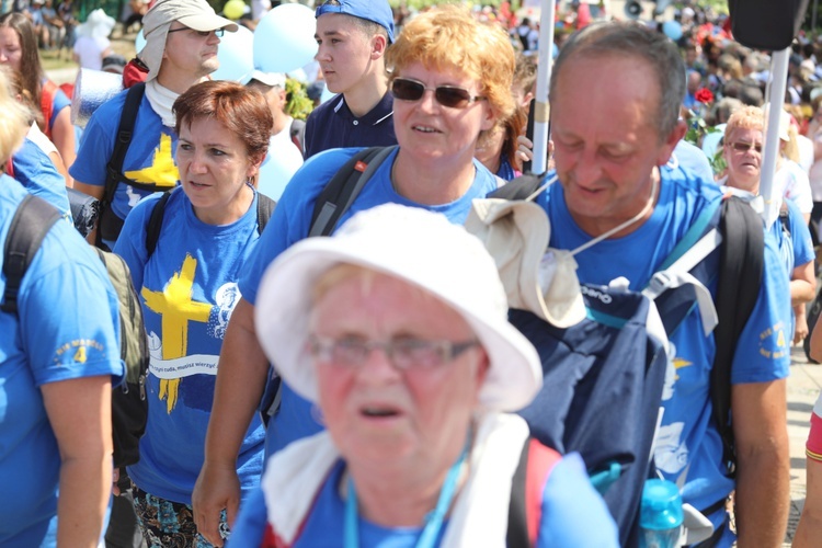 Powitanie 34. Pielgrzymki Oświęcimskiej na Jasnej Górze - 2017