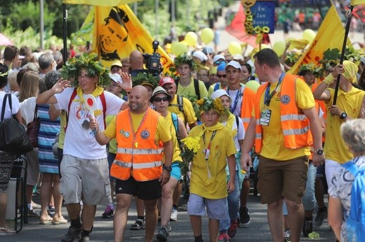 Powitanie 34. Pielgrzymki Oświęcimskiej na Jasnej Górze - 2017