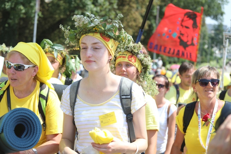 Powitanie 34. Pielgrzymki Oświęcimskiej na Jasnej Górze - 2017