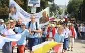 Powitanie 26. Pielgrzymki Diecezji Bielsko-Żywieckiej - grupy hałcnowskie - na Jasnej Górze - 2017