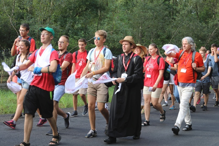 26. Cieszyńska Pielgrzymka na Jasną Górę - na trasie