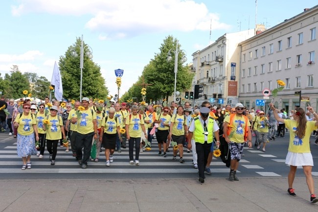 Pielgrzymka diecezji radomskiej - kolumny radomskie