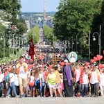 Pielgrzymka diecezji radomskiej - kolumny radomskie