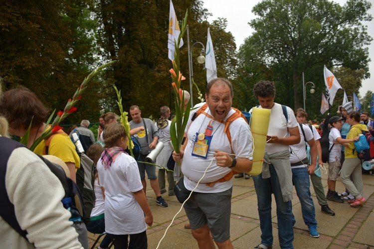 Pielgrzymi w Częstochowie