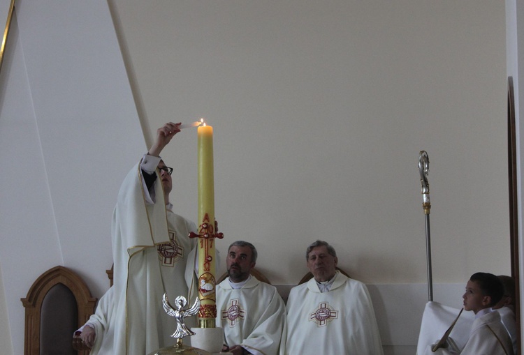 Poświęcenie nowego kościoła w Olszynie