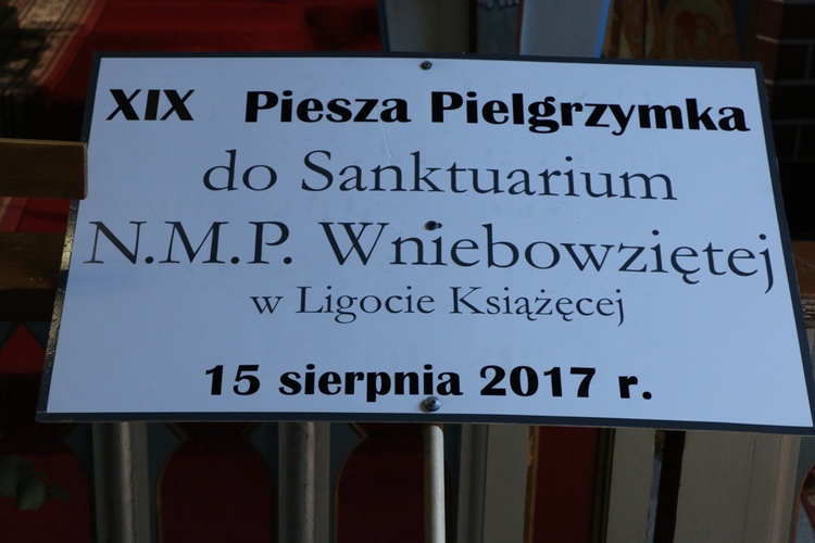 Piesza Pielgrzymka z Namysłowa do Ligoty Książęcej