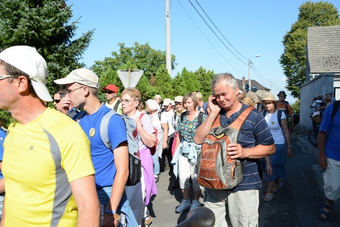 Pielgrzymkowe zejście z Góry św. Anny