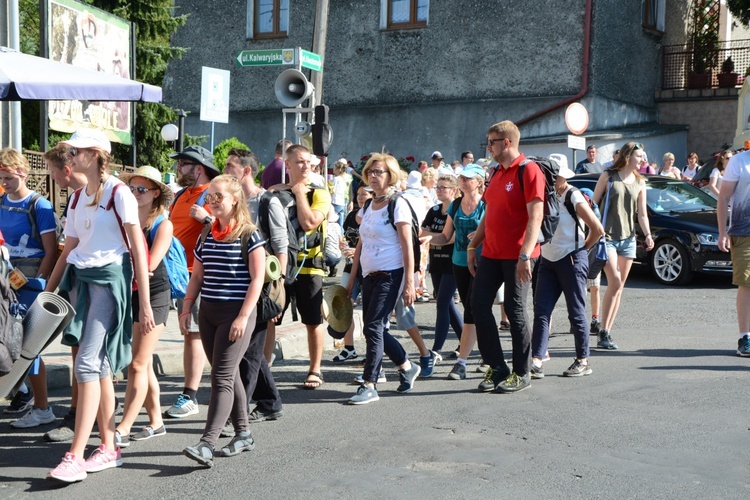 Pielgrzymkowe zejście z Góry św. Anny