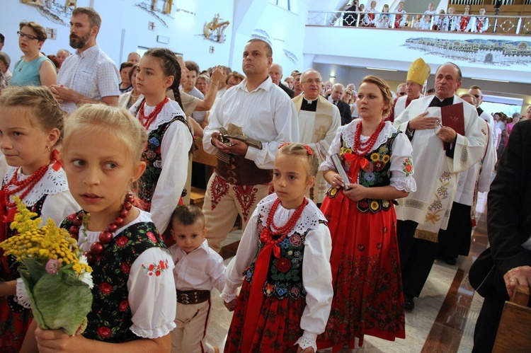 Poświęcenie kościoła w Woli Piskulinej