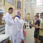 Pielgrzymkowa Eucharystia u św. Wawrzyńca