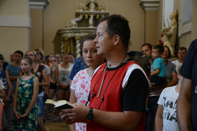 Pielgrzymkowa Eucharystia u św. Wawrzyńca