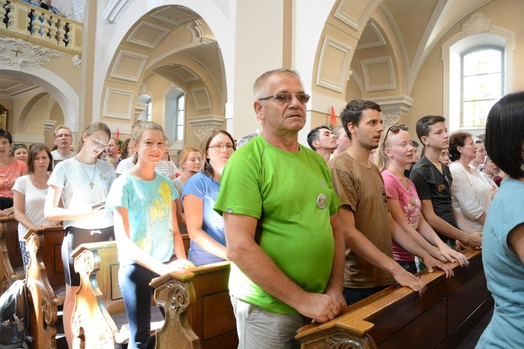 Pielgrzymkowa Eucharystia u św. Wawrzyńca