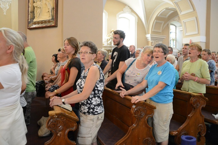 Pielgrzymkowa Eucharystia u św. Wawrzyńca